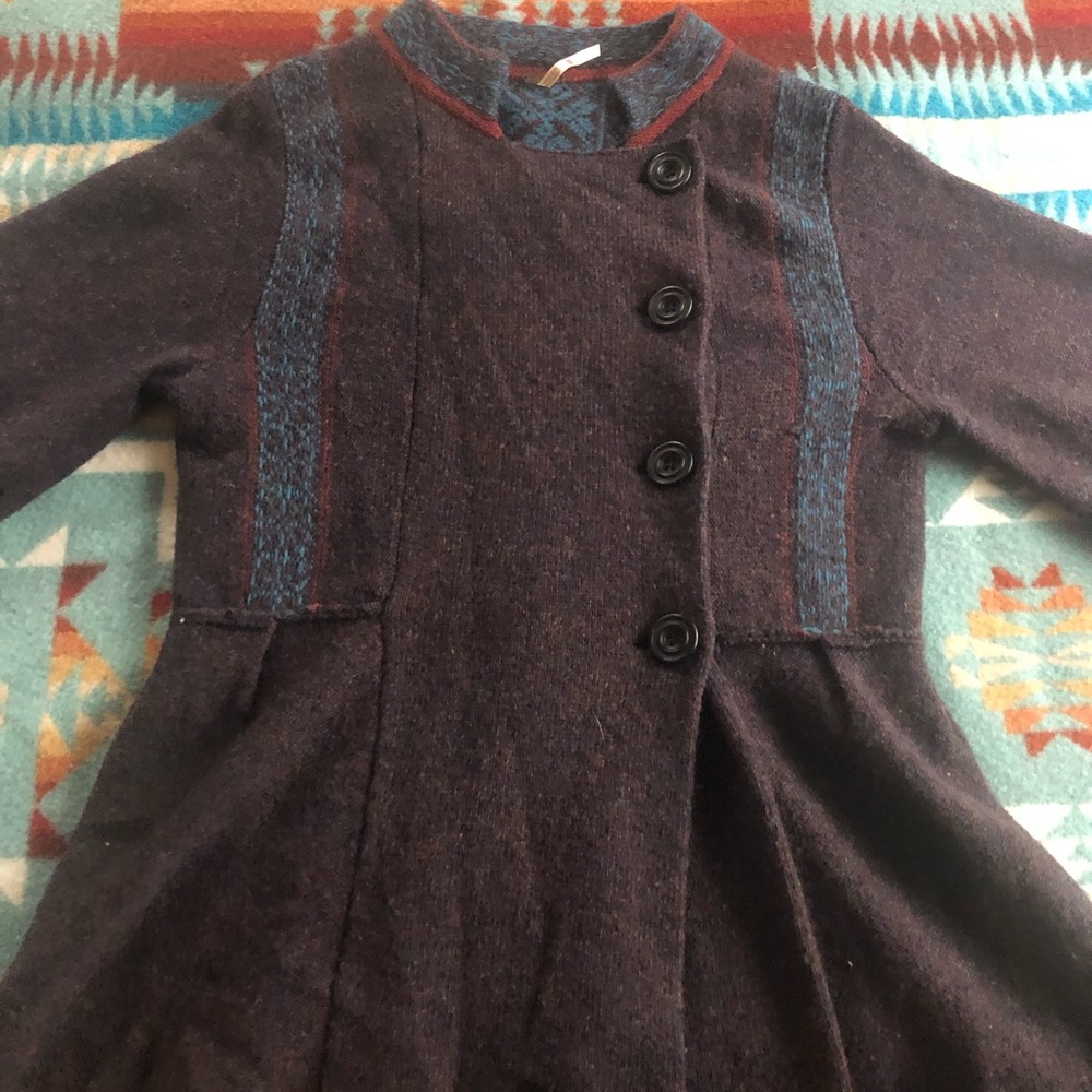 Free People Button Up Sweater!